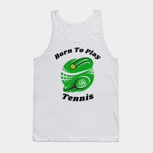 US Open Born To Play Tennis Tank Top